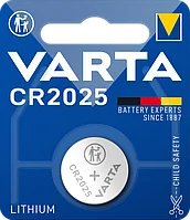 Батарейка литиевая VARTA Lithium CR2025 3V-170mAh таблетка (1 шт) 