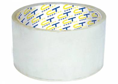 Лента клейкая 48 мм*40 м прозрачный СИБРТЕХ /88843 