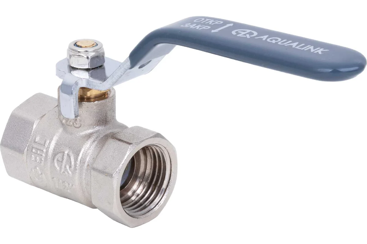 Кран шаровой 50мм ( 2,0") вн./вн. ручка Aqualink