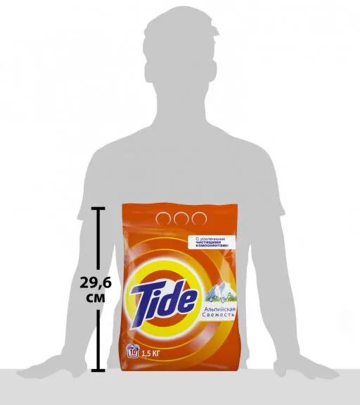 Порошок стиральный TIDE АВТОМАТ 1,5 кг Альпийская свежесть/58251