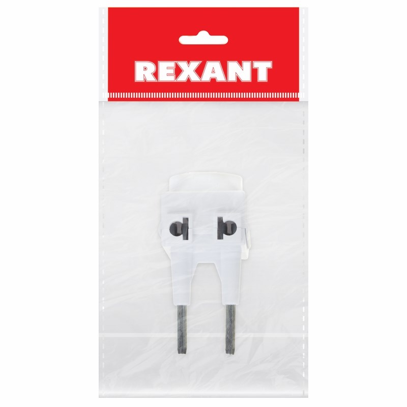 Переходник электрический Козья ножка 220В 10А REXANT 11-1065