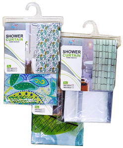 Шторка для ванной комнаты 180*180 в ассортименте