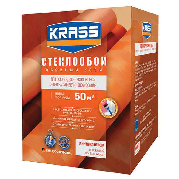 Клей для стеклообоев и стекловолокна KRASS 500 г /13341
