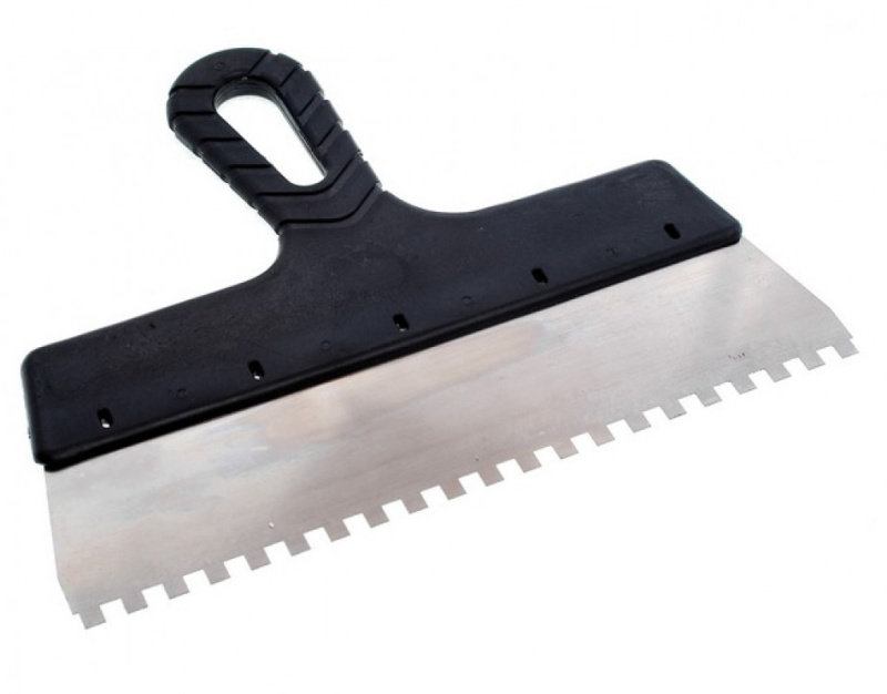 Шпатель зубчатый антикор. покр. 150мм 8*8мм/4017