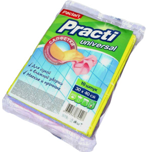 Салфетка Paclan Practi для уборки из нетканного полотна 30*40 см, 10шт