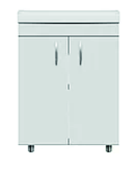 Тумба Breeze Standart 60, 2 двери, белая /234246