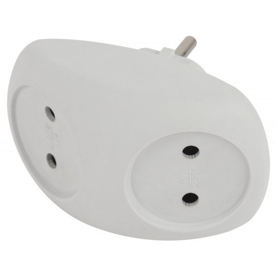 Тройник ромашка 10А б/з  эконом ЗАРЯ/5050