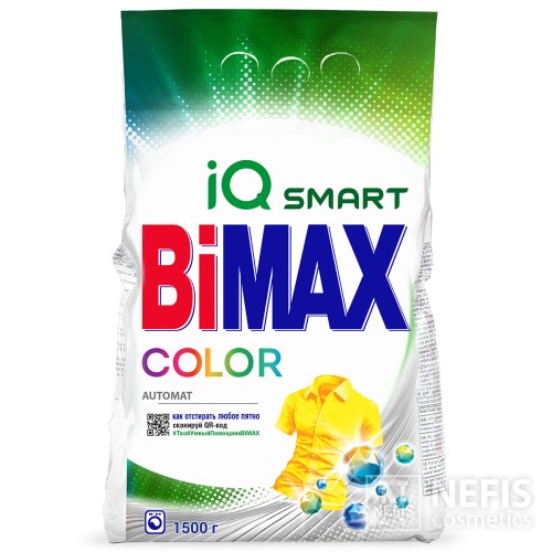 Порошок стиральный BIMAX автомат м/у 1500гр Color/7446