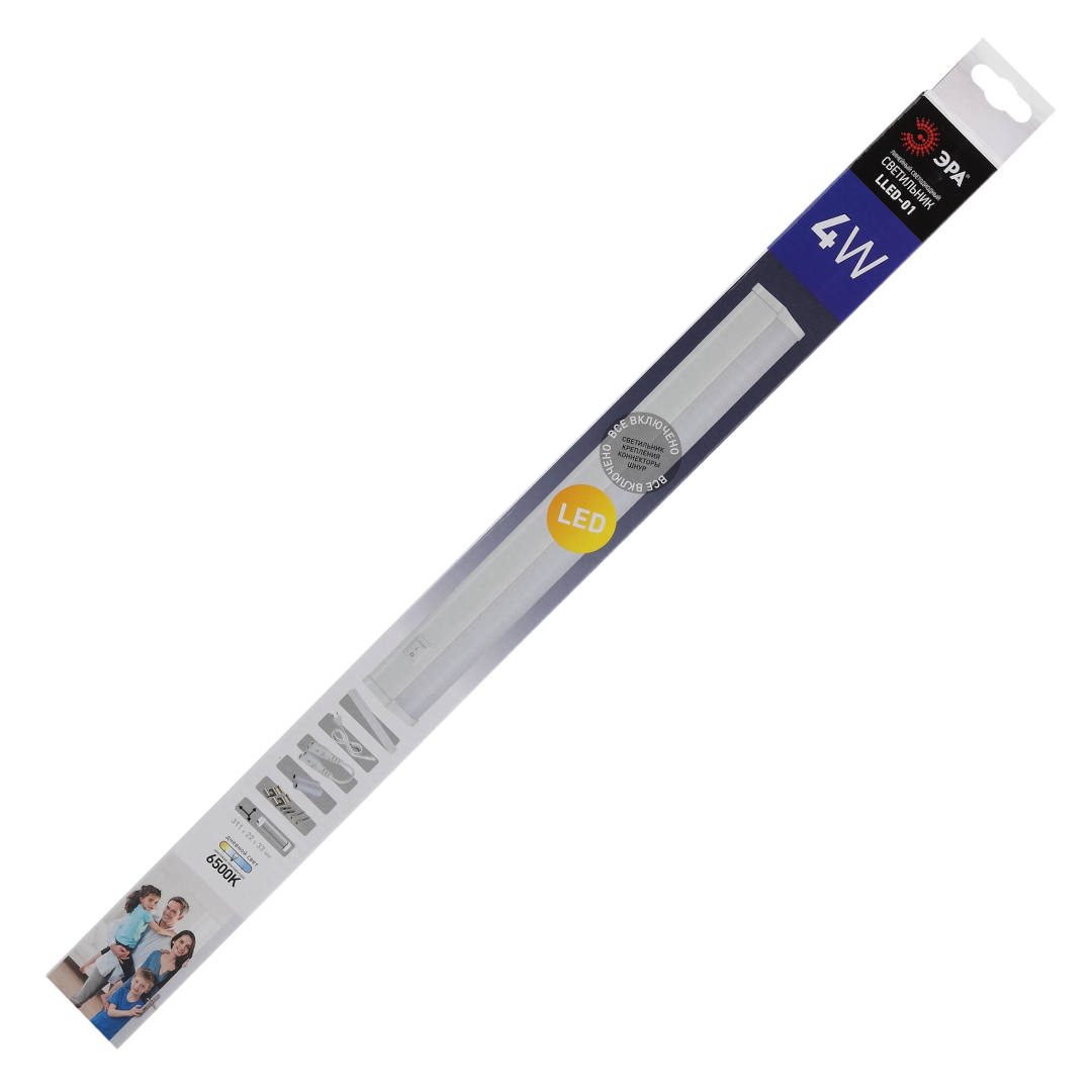 Светильник линейный LED-01-04W-6500-W Эра/7662