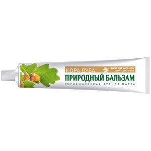 Зубная паста "Природный бальзам" Кора дуба, 90 гр в пенале/9206