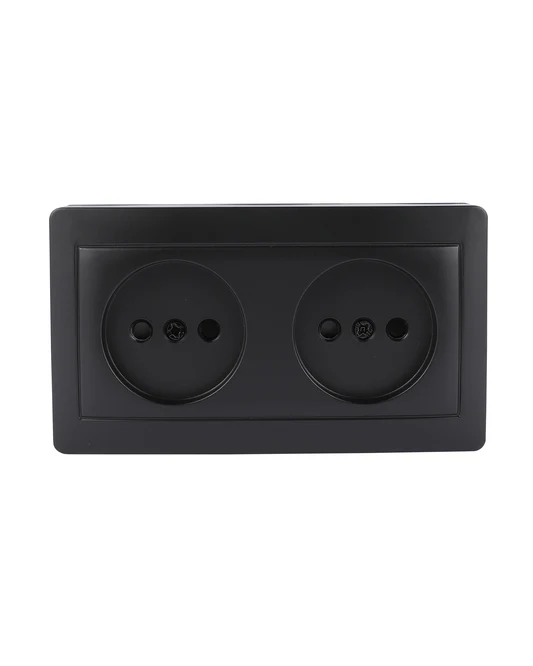 Розетка SAKURA 2-ая с/з с/у мокка TEKLED Electric 282-03452