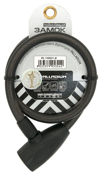 Замок тросовый Palladium PL 100/1.2 