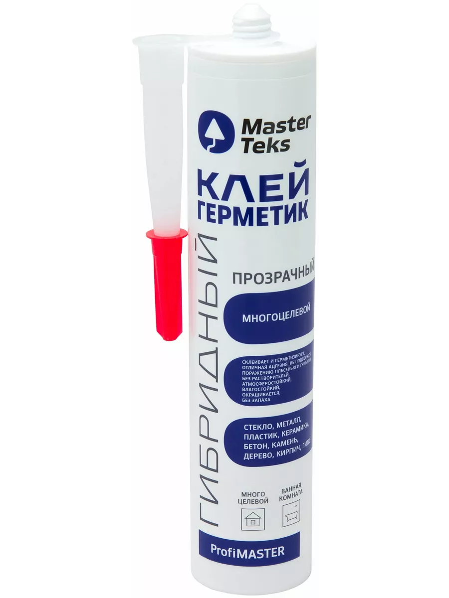 Клей-герметик MasterTeks ProfiMaster гибридный многоцелевой 290мл/2901