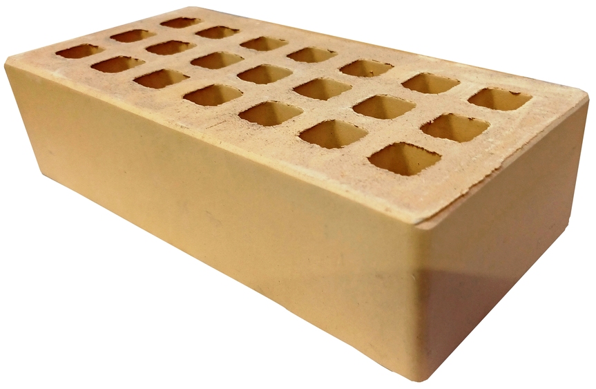 Кирпич облицовочный лицевой М -150 Брылино Соломенный ФАСКА  250*120*65 К59