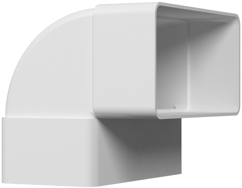 Колено плоское 55х110 вертикальное 90° /511КВП /5900/1195/14158