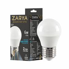 Лампа LED ЗАРЯ G45/12W/6400/Е27 Эконом /4550