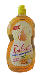 Универсальное моющее средство "Deluxe" Апельсин-лимон 1л/Р774