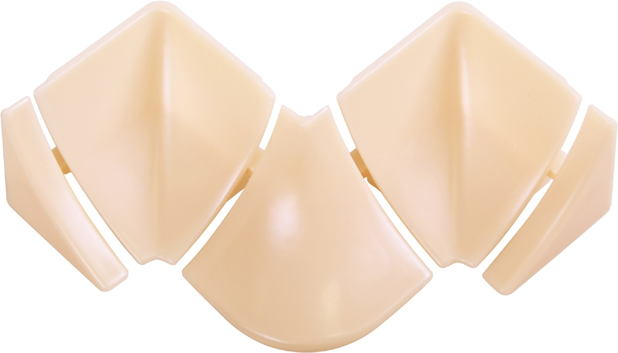 Угол торцевой (заглушка) ПВХ STELLA Standart Дуб белый 700