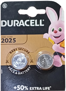 Батарейки DURACELL Li 2025 2BL (IRIS 2.0) 2шт
