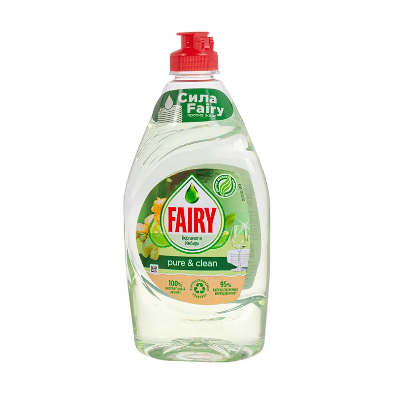 Средство для мытья посуды FAIRY Pure&Clean 450 мл (в ассорт)