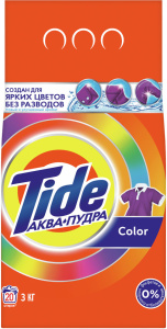 Порошок TIDE автомат 3 кг Color Аква-пудра