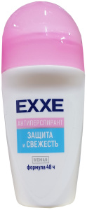 Дезодорант антиперспирант "EXXE" защита, свежесть (жен) 50мл ролик /7942