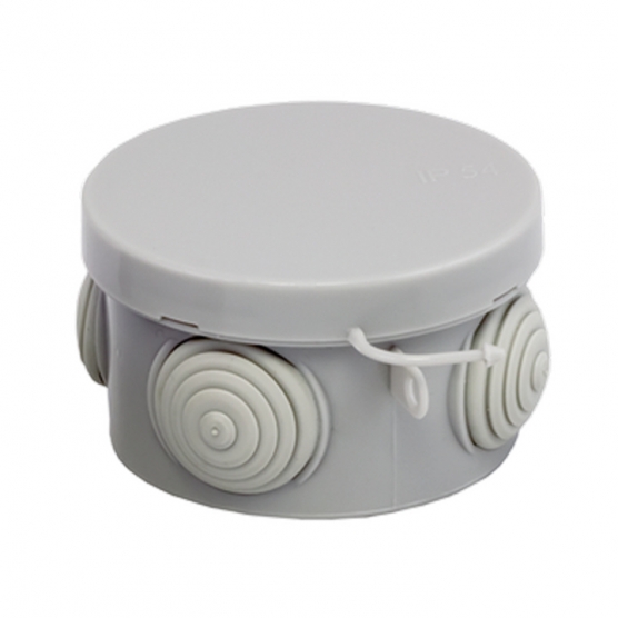 Коробка расп. КМР-040-038 с крышкой 65*40, АБС, 4 входа  IP54 ЭКФ /289884
