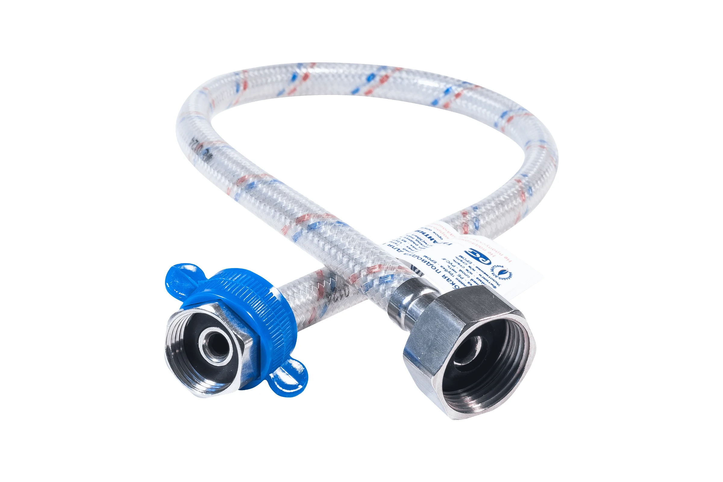 Шланг водопроводный 120 см Г-Г нейлон/4104