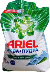 Порошок ARIEL АВТОМАТ 3кг ГОРНЫЙ РОДНИК 