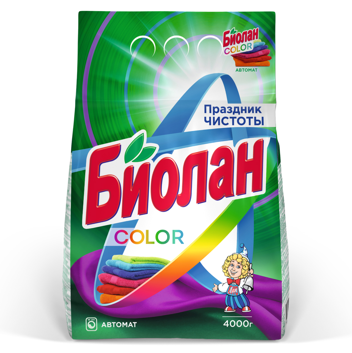 Порошок стиральный БИОЛАН Color автомат 4000г/10539