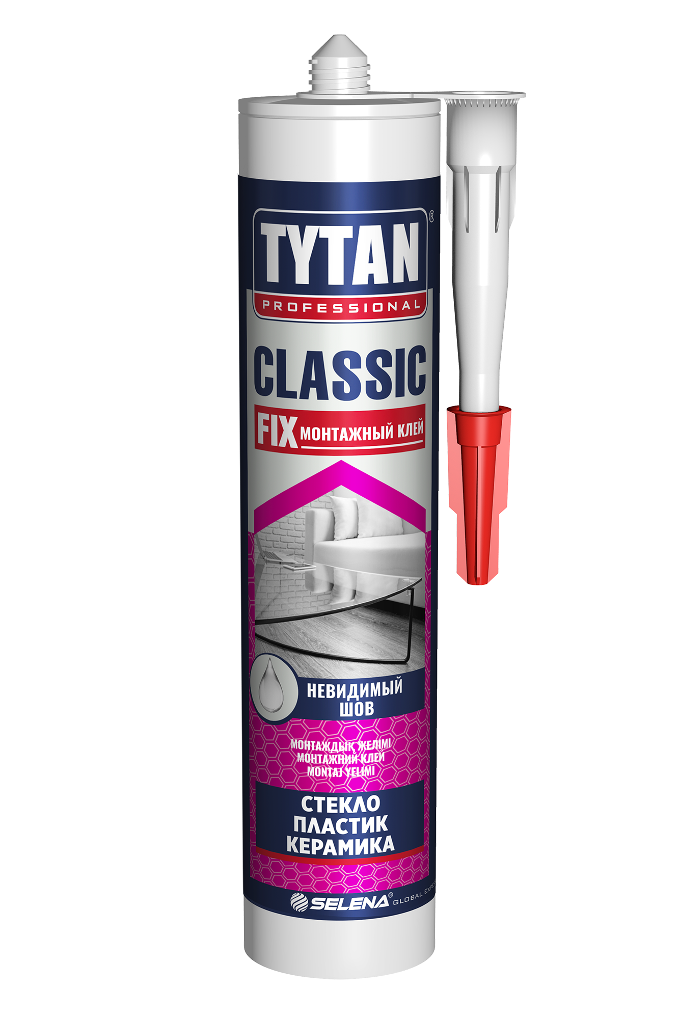 Клей монтажный TYTAN CLASSIC FIX (310 мл) бесцветный /2297