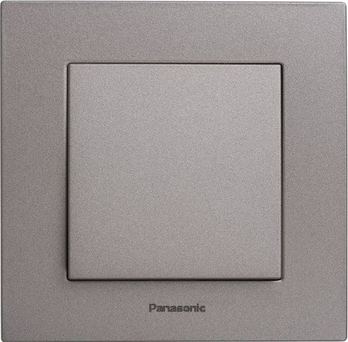 Выключатель Panasonic двойной черный  WKTTC00092BL-EUI  KARRE PLUS /315-36334