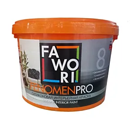 Краска фасадная силиконовая FAWORI FENOMEN PRO MIX-1 2,5л, полуматовая, белый 2805