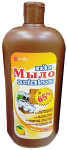 Мыло жидкое ХОЗЯЙСТВЕННОЕ 65% Лимон  Аромика 1100 мл