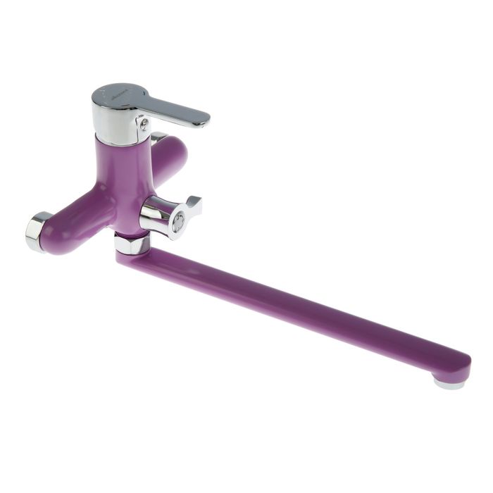 Смеситель ACCOONA для ванны, длинный излив, фиолетовый /А7167S