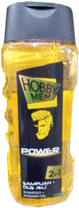 Гель для душа+шампунь Hobby men Power 2 в 1 400 мл