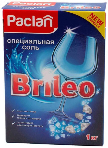 Paclan Brileo Специальная соль для посудомоечных машин, 1 кг/419150