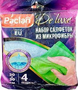 Салфетка Paclan Practi из микрофибры 30*30 см, 4шт