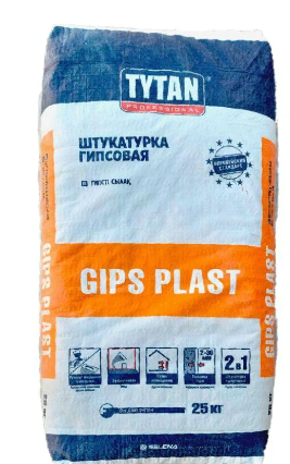 Штукатурка гипсовая TYTAN Gips Plast 25 кг/3888