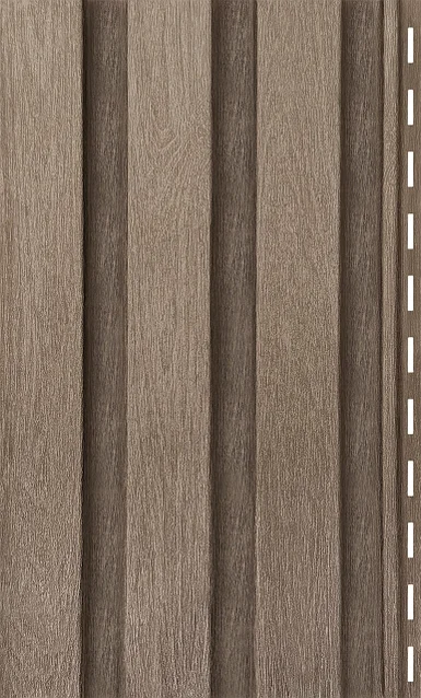 Сайдинг (ПВХ) 0275Н Рейка фасадная орех светлый 3*0,275м
