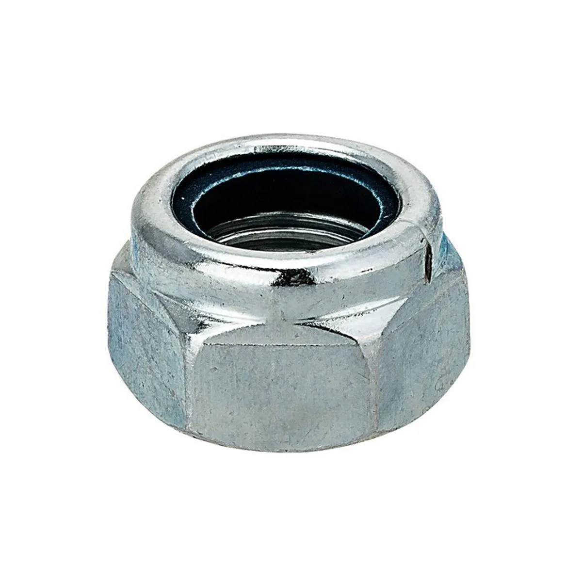 Гайка самоконтр.DIN 985 М 6 (белый цинк 14шт) 016101