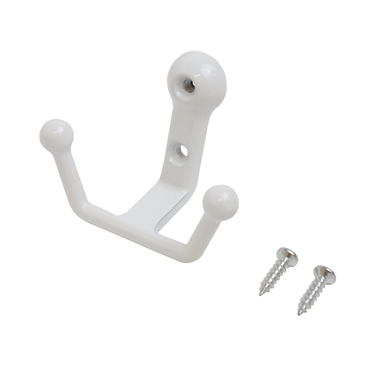 Крючок-вешалка 308 WW мат.белый европакет /15786