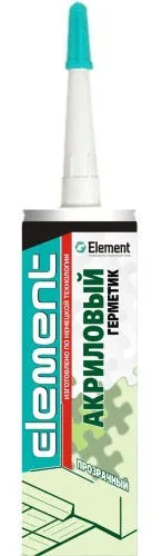 Герметик Element акриловый универсальный 450 гр белый (1837)/14761