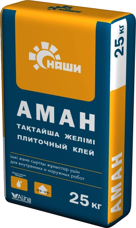 Клей НАШИ "Аман",  25 кг (для плитки)/1372
