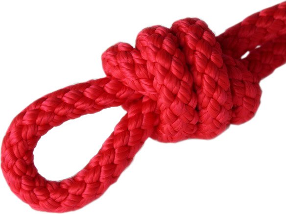 Веревка плетеная ПП 5мм (200м) красная/В3978