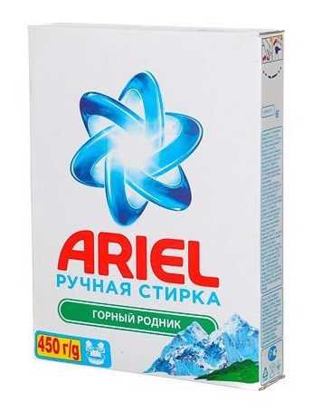 Порошок стиральный ARIEL ручная стирка 450 гр Горный родник/81757077