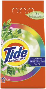 Порошок TIDE автомат 3 кг Color Сибирские травы
