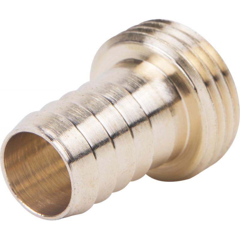 Штуцер под шланг 1/2*12 наруж. никелир./13407