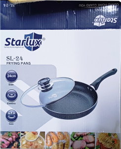 Сковорода STARLUX 24см + крышка