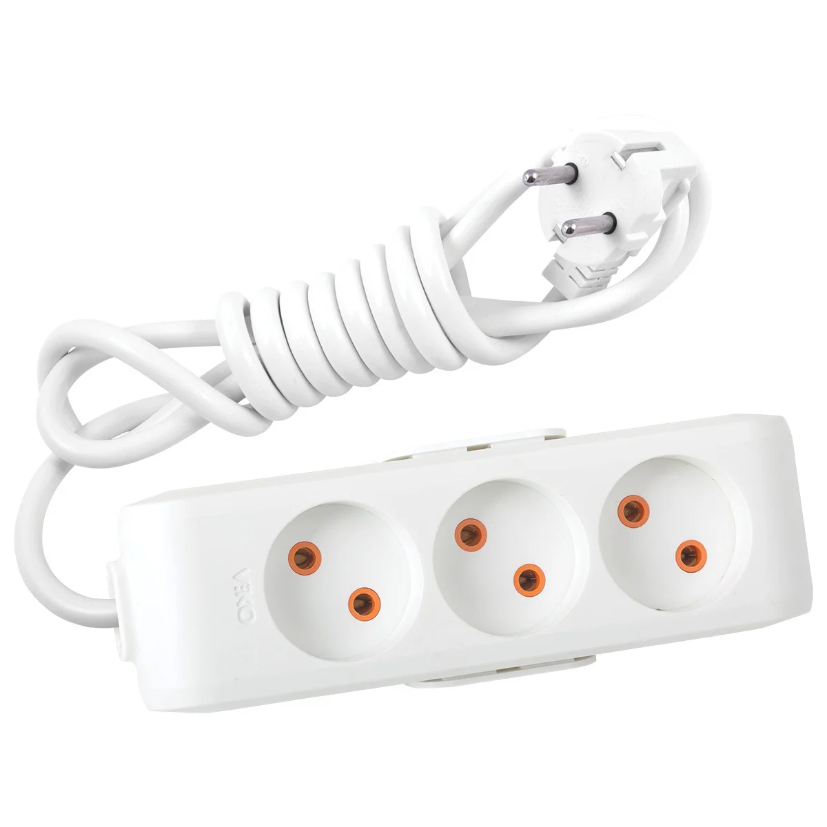 Удлинитель TEKLED 3 роз. б/з 3м ECOLINE/400-03702